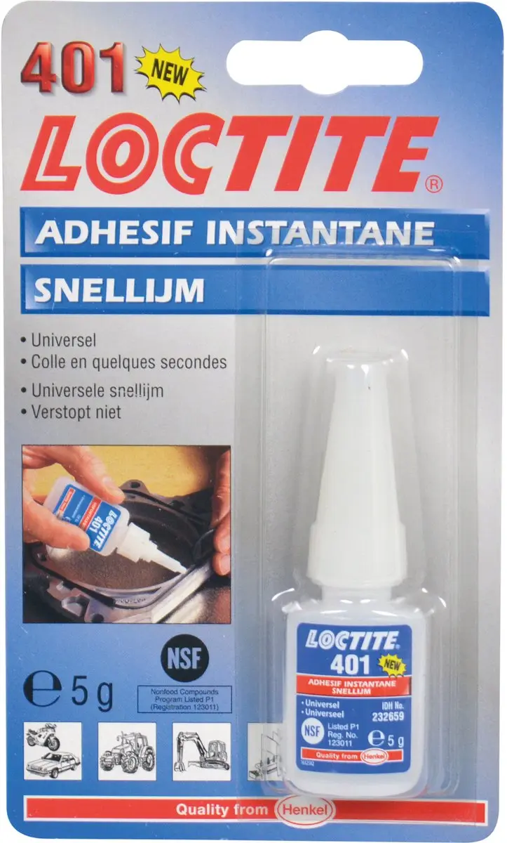 Loctite 401 Superlijm 5ml - afbeelding 2 van 6