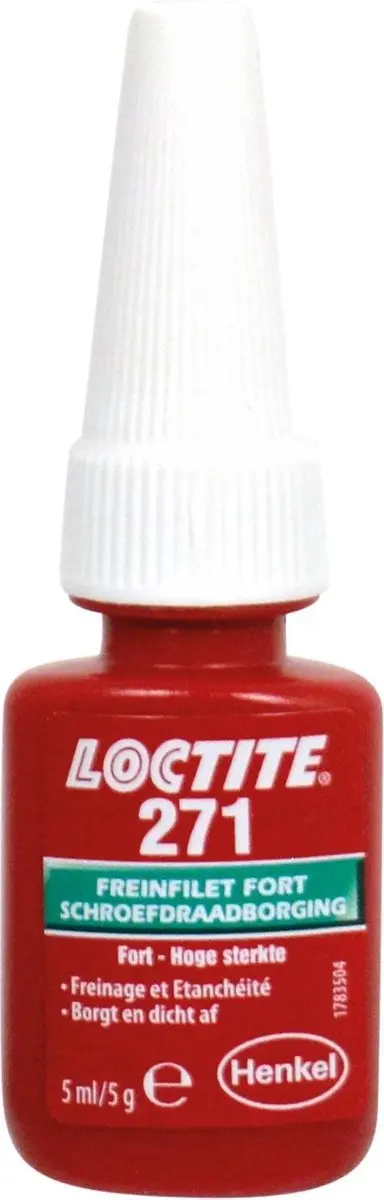 Loctite 271 Schroefdraadborgmiddel Rood 5ml