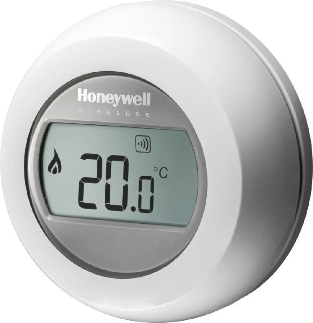Honeywell Round Wireless Kamerthermostaat T87RF2025 Wit - afbeelding 4 van 6