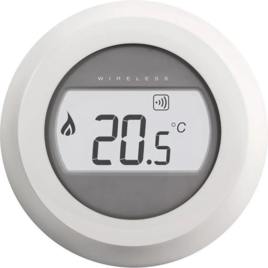 Honeywell Round Wireless Kamerthermostaat T87RF2025 Wit - afbeelding 6 van 6