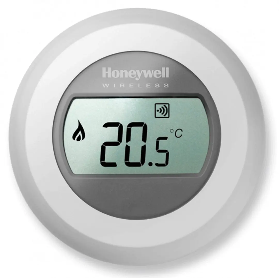 Honeywell Round Wireless Kamerthermostaat T87RF2025 Wit