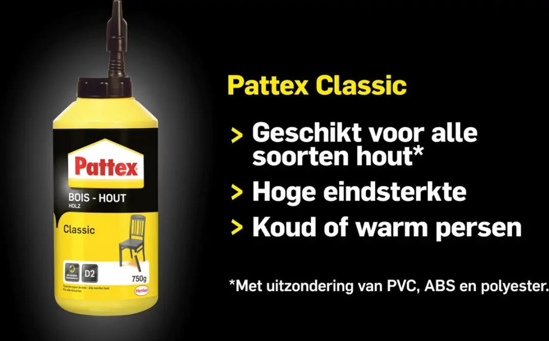 Pattex Houtlijm Classic 750g - afbeelding 3 van 6
