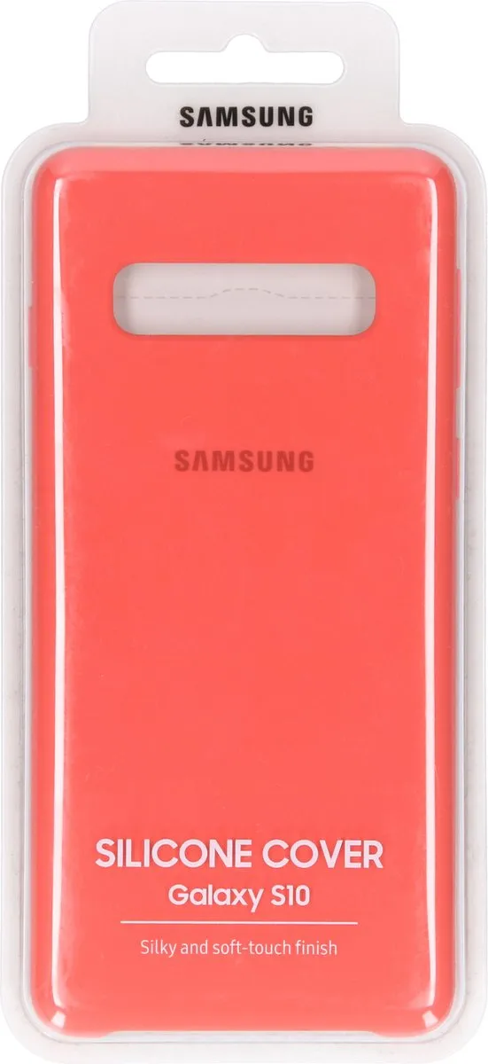Samsung Silicone Cover Galaxy S10 Roze EF-PG973THEGWW