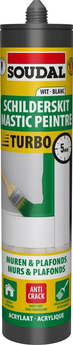 Schilderskit Turbo wit