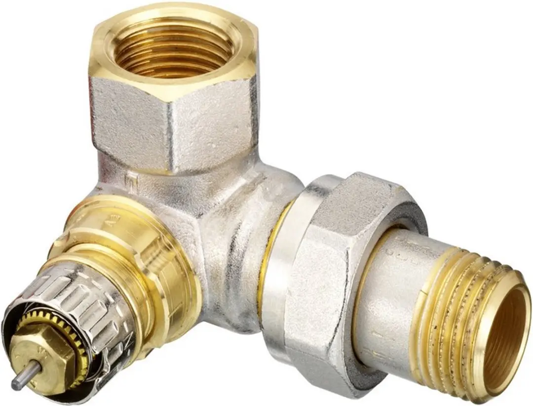 Danfoss Thermostatische radiatorafsluiter 1/2 dubbel haaks RE Kvs 0,90 m3 h RA N