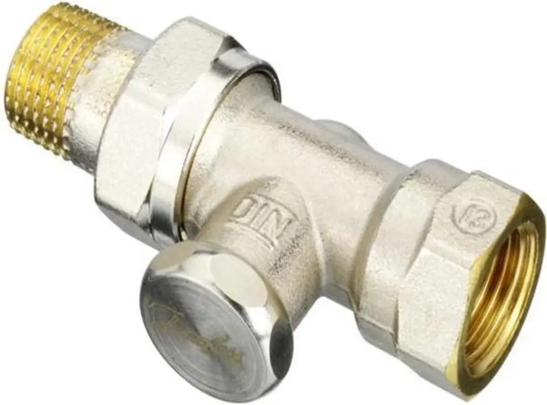 Danfoss RLV-S 1/2" Voetventiel - Zink - afbeelding 3 van 3