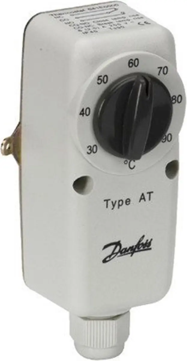 Danfoss AT 41E0000 Aanlegthermostaat - 230V - 30-90°C - afbeelding 2 van 2
