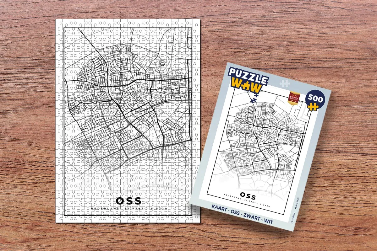 PuzzleWow Legpuzzel 500 Stuks - Oss - Multicolor