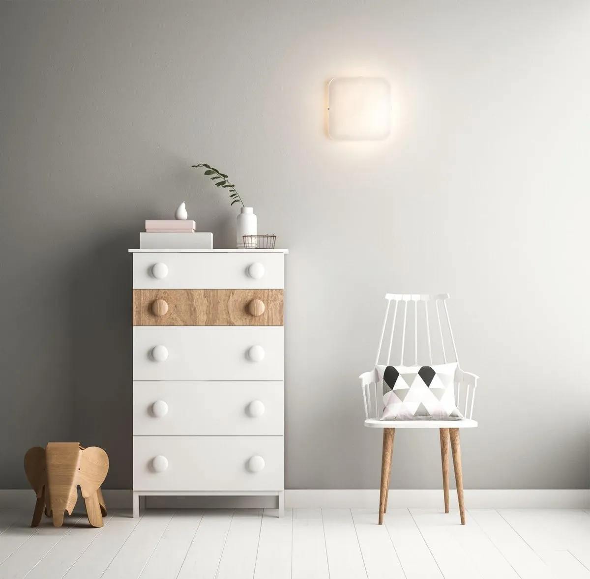 Philips myLiving Mezen Plafondlamp LED - 30cm Mat Wit