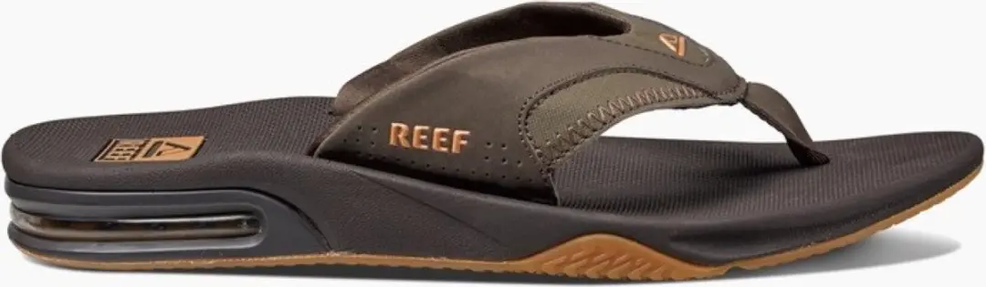 Reef Fanningbrown/Gum Teenslippers - 45 - afbeelding 2 van 6