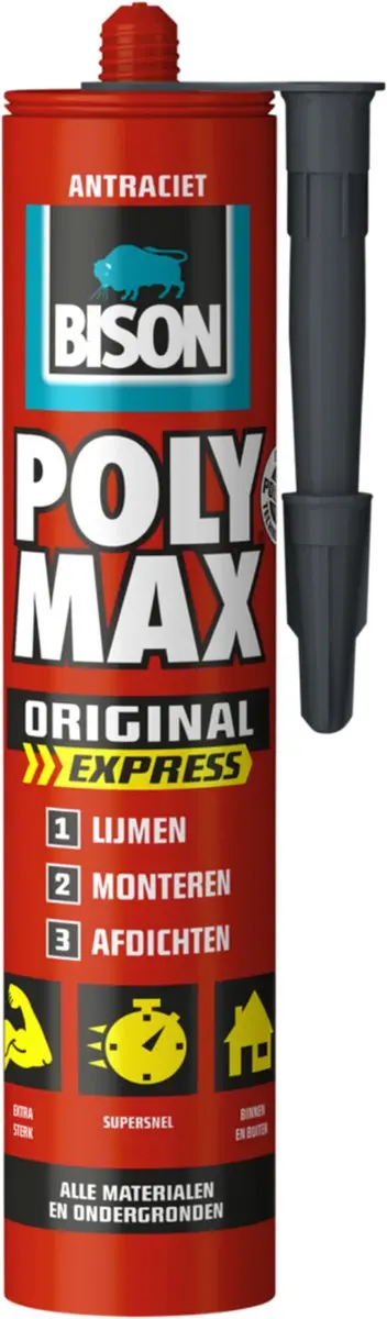 Bison Poly Max Express Antraciet 425g