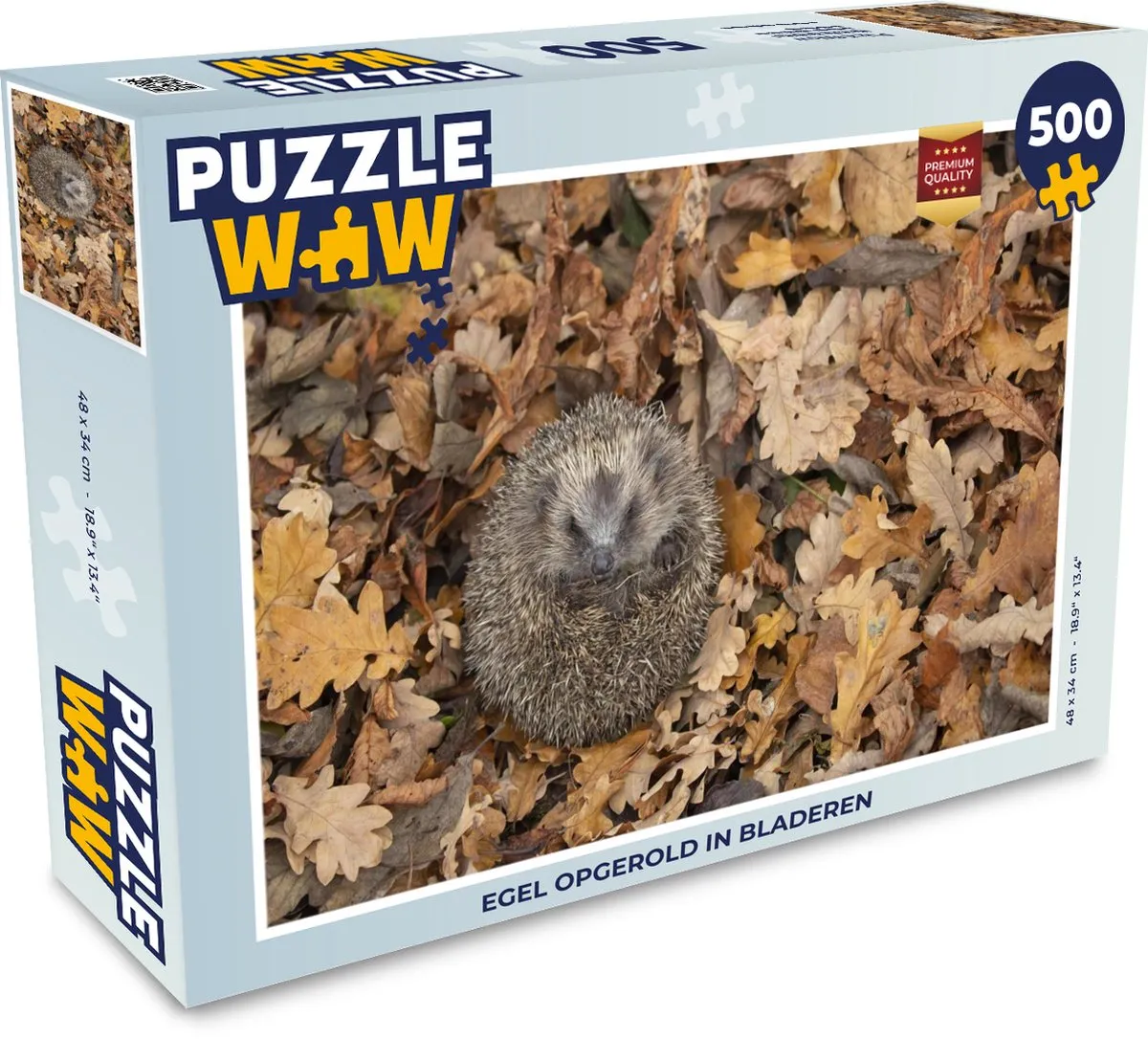 PuzzleWow Legpuzzel 500 Stuks Multicolor - 6017025213203