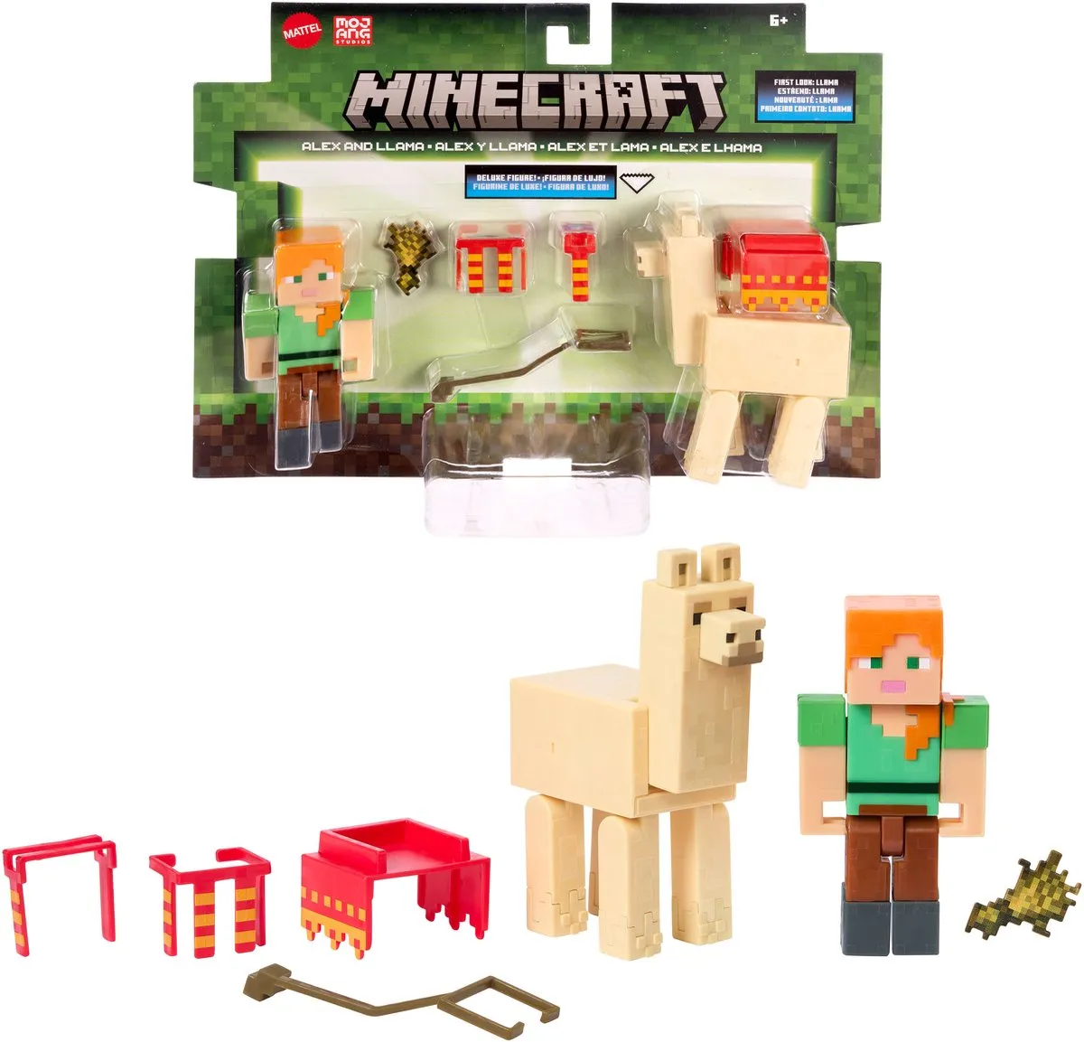Minecraft Alex & Llama Figuren