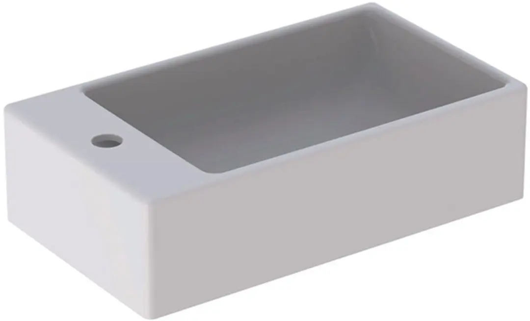 Geberit Serie 420 Fontein Toilet Links 40x23cm - Wit - afbeelding 2 van 6
