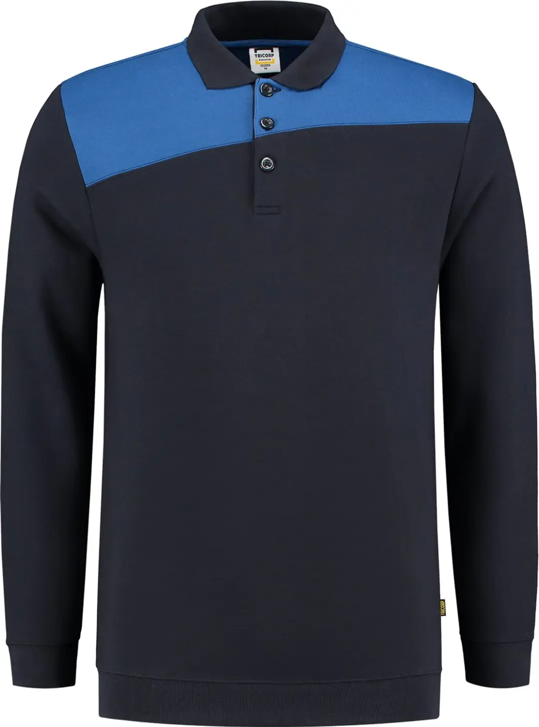 Tricorp 302004 Polosweater - Zwart/Limoen - XL - afbeelding 4 van 6