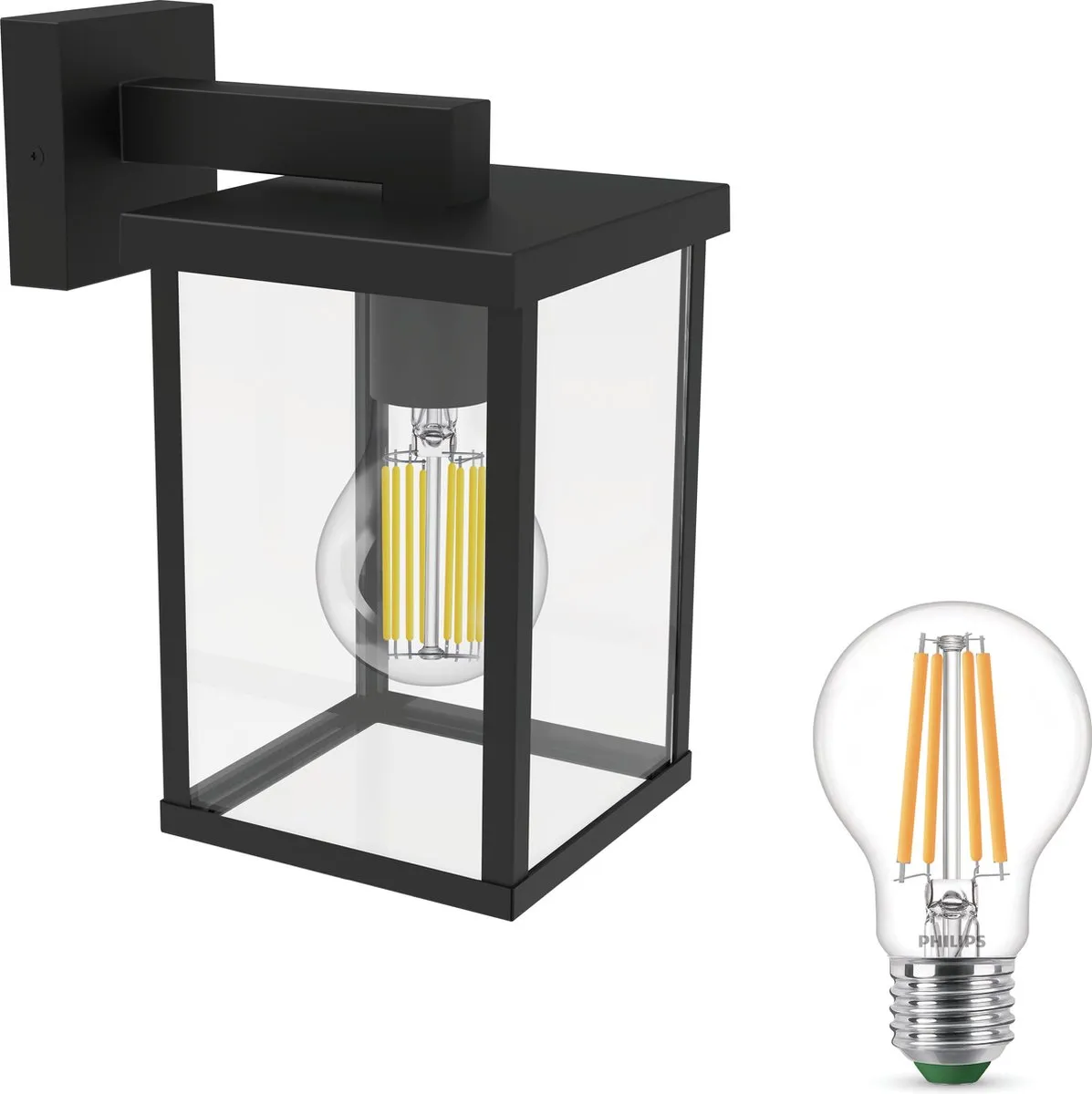 Philips Bellini Wandlamp Buiten E27 Warmwit