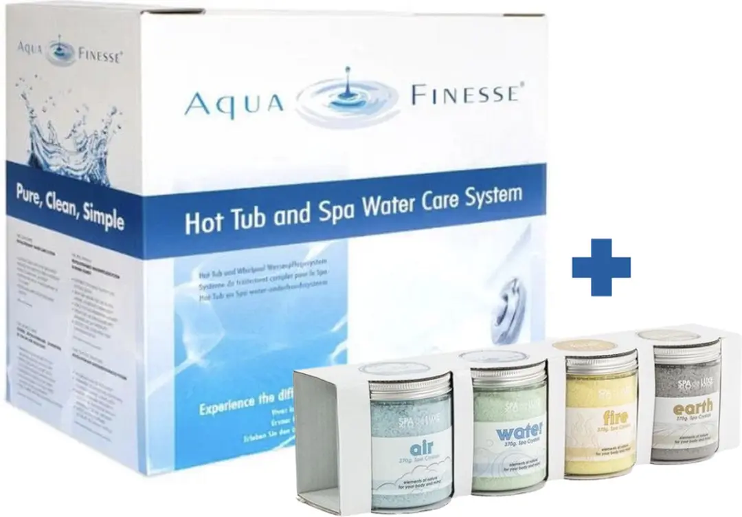 AquaFinesse Spa en Hottub Box incl. badzout
