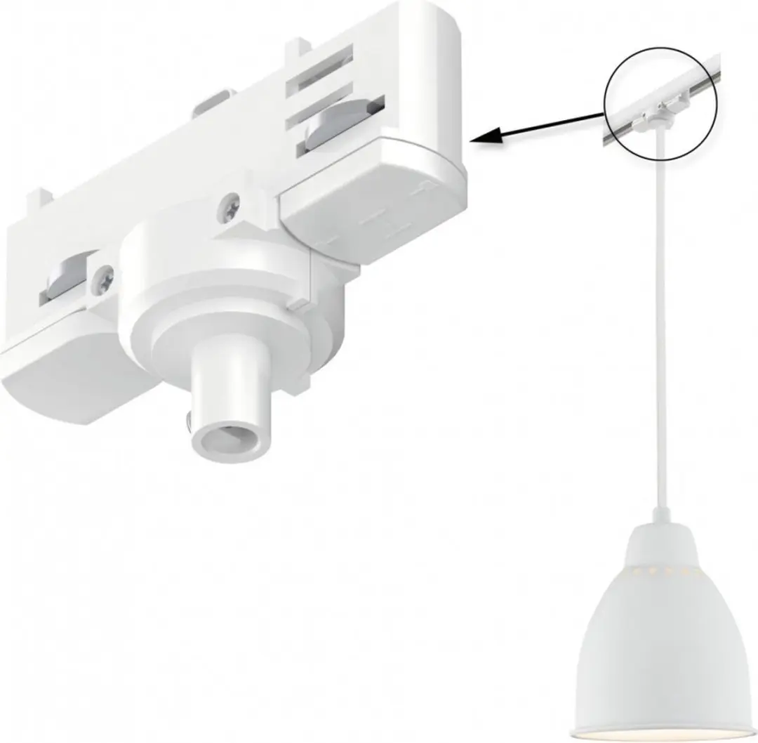 Paulmann 91386 Hanglampadapter - Wit - afbeelding 2 van 5