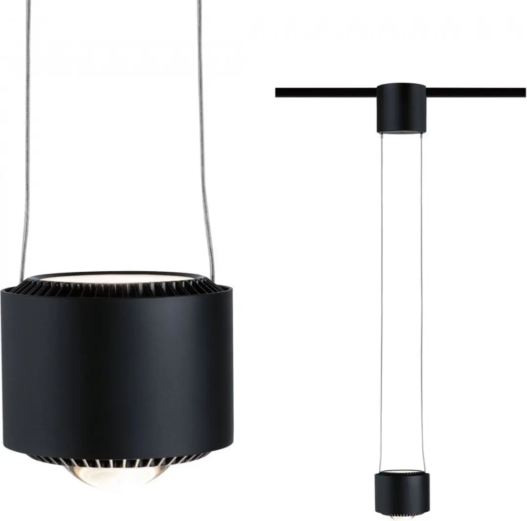 Paulmann URail Aldan LED-hanglamp - Zwart - afbeelding 4 van 6