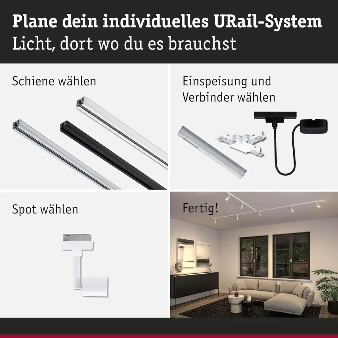 Paulmann URail Salt GU10 Spot - Signaalwit - afbeelding 4 van 6
