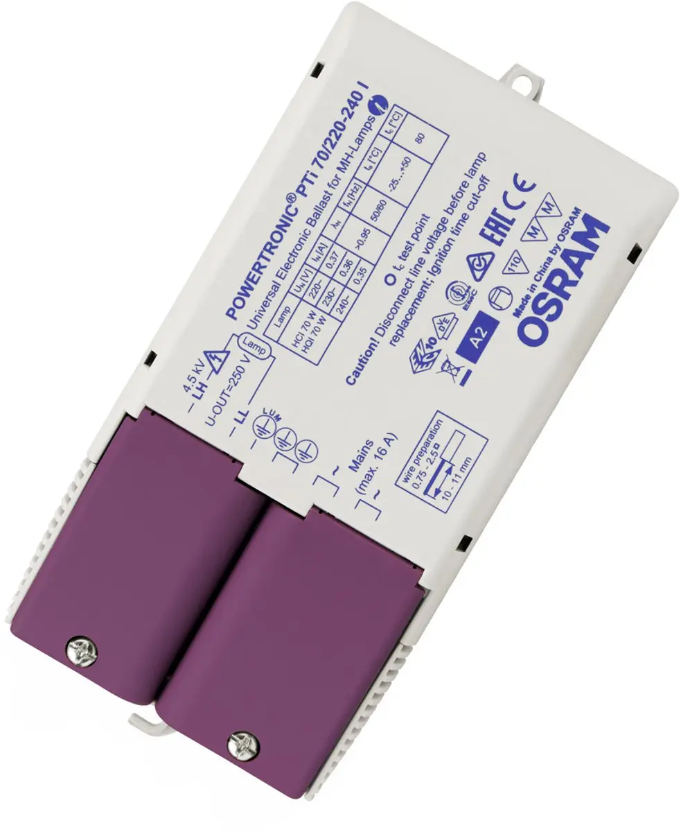 Osram PTi 70 Elektronisch Voorschakelapparaat - Grijs - afbeelding 2 van 6