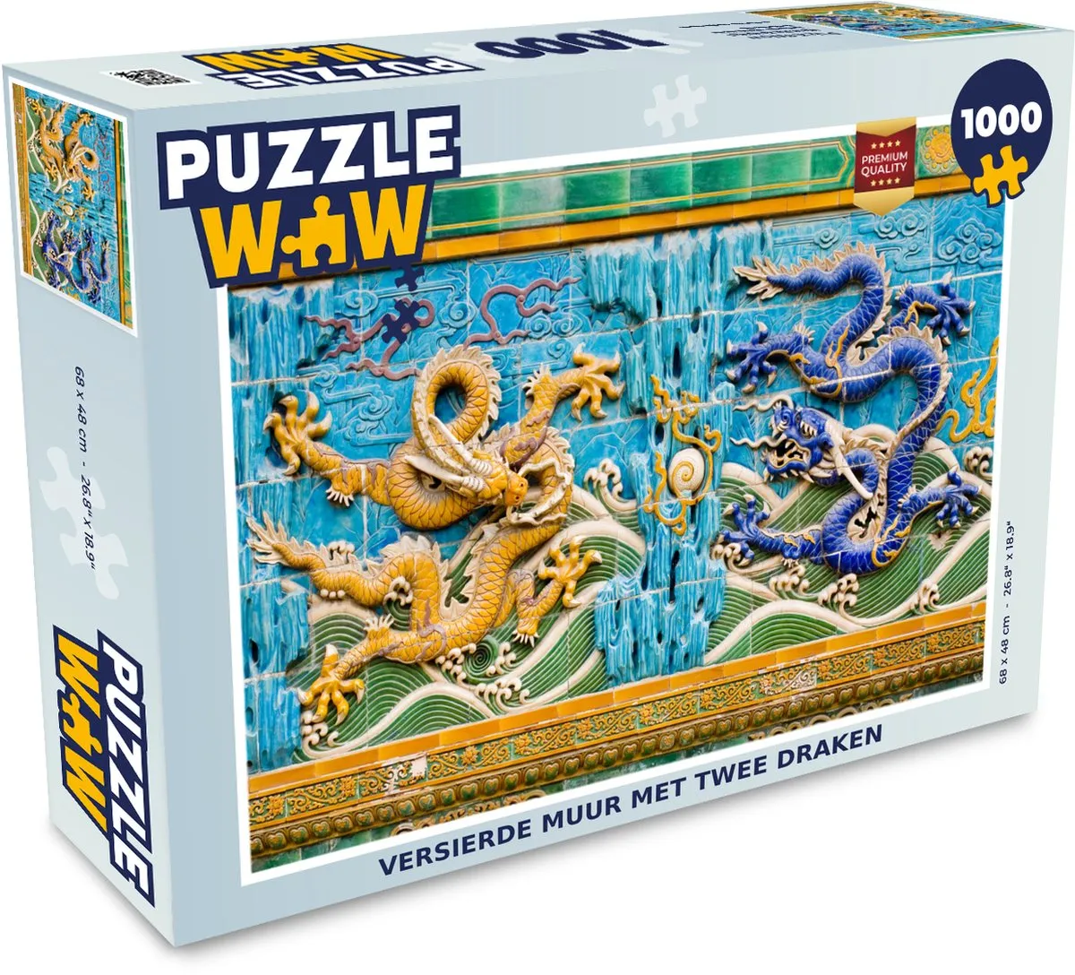 PuzzleWow Draken Legpuzzel 1000 Stuks