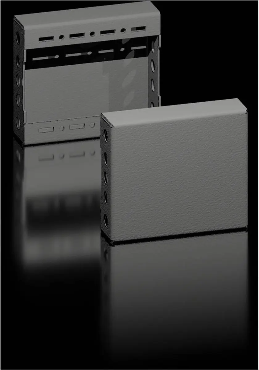 Rittal VX Sokkelafdekking Zijkant 100mm - 8660030 - afbeelding 2 van 3