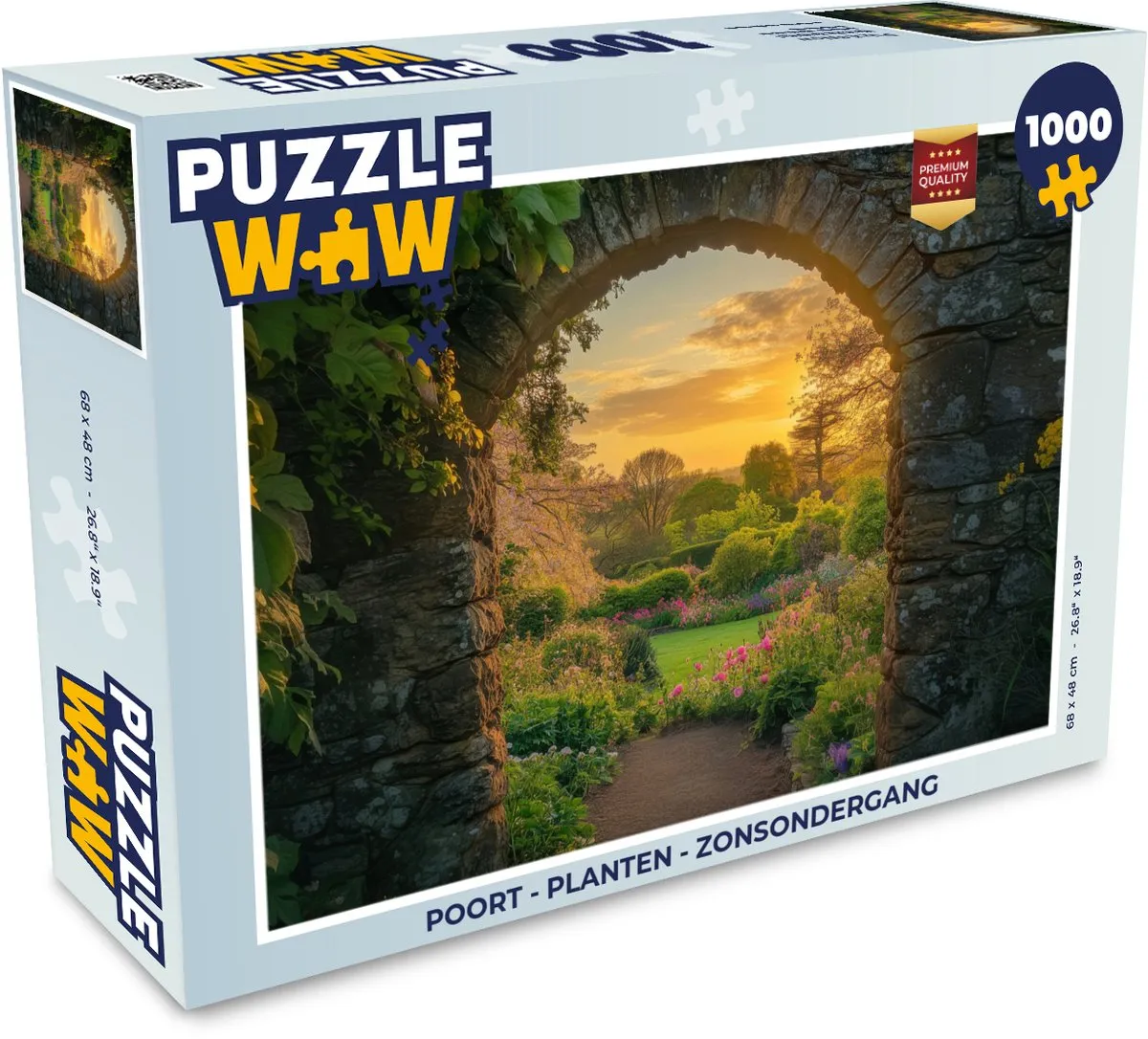 PuzzleWow Zonsondergang Legpuzzel 1000 Stuks