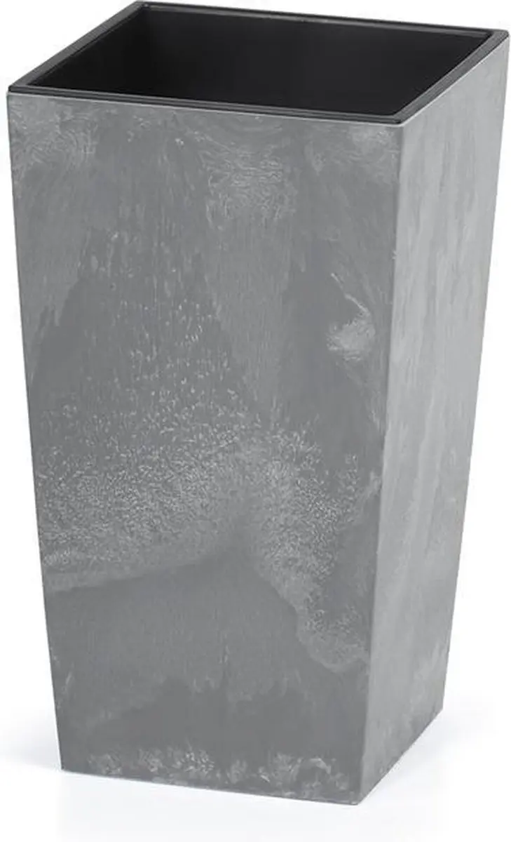 Deuba Bloempot Betonlook Antraciet 26L - afbeelding 2 van 3