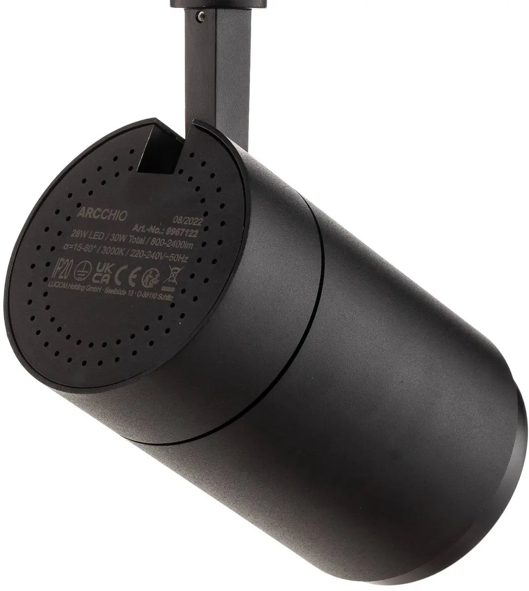 ARCCHIO Nanna LED Rail Spot 28W - Zwart - afbeelding 6 van 6