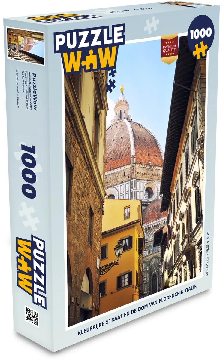 PuzzleWow Florence Legpuzzel 1000 Stuks