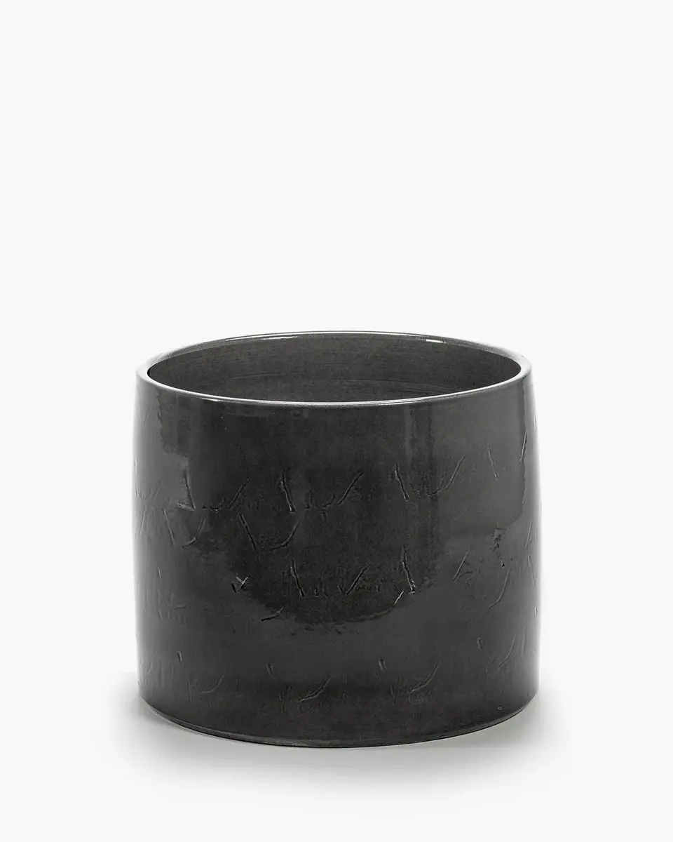 Serax Vincent Van Duysen Vaso 03 bloempot D39cm H32cm antractiet