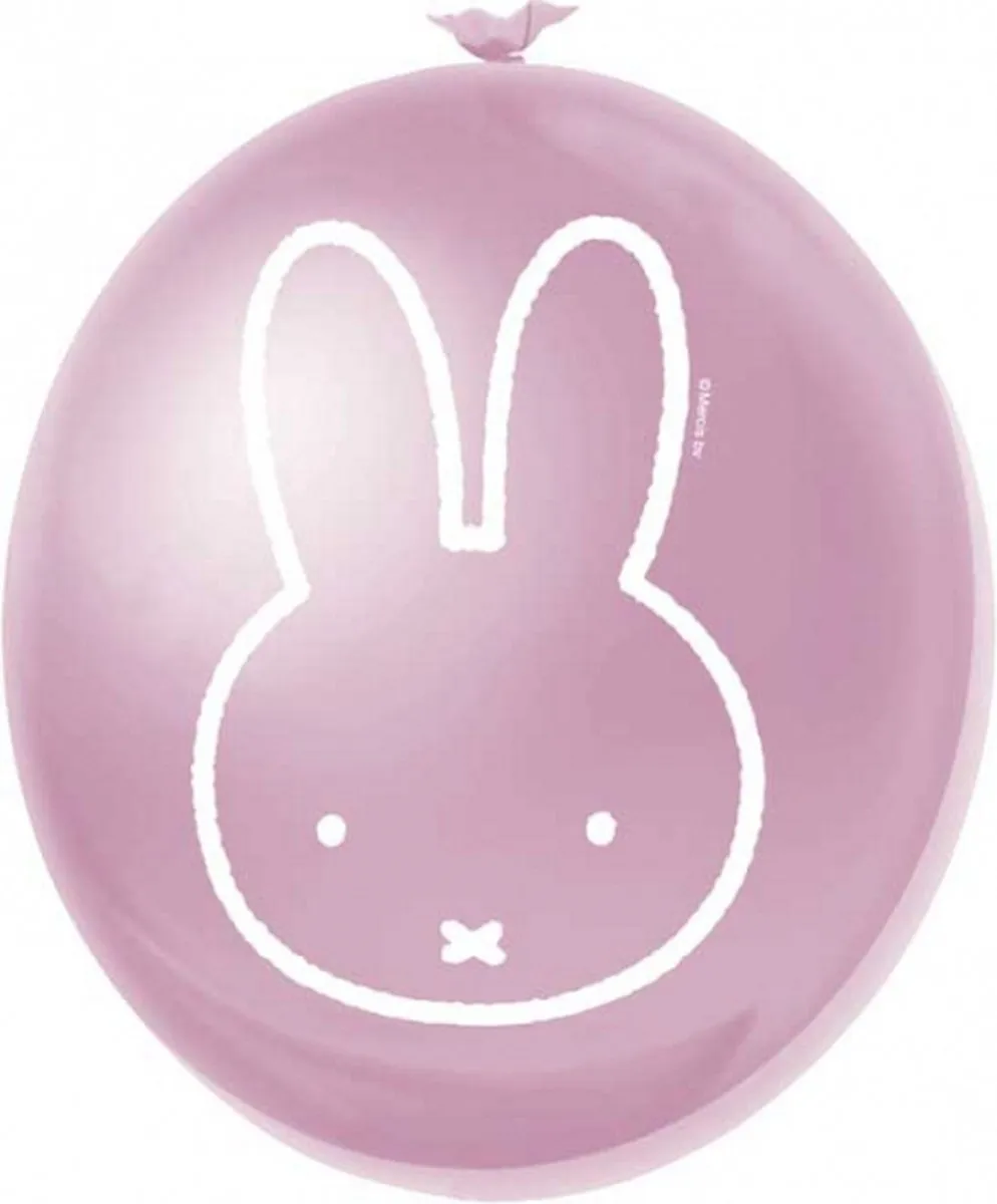 Nijntje Roze Ballonnen