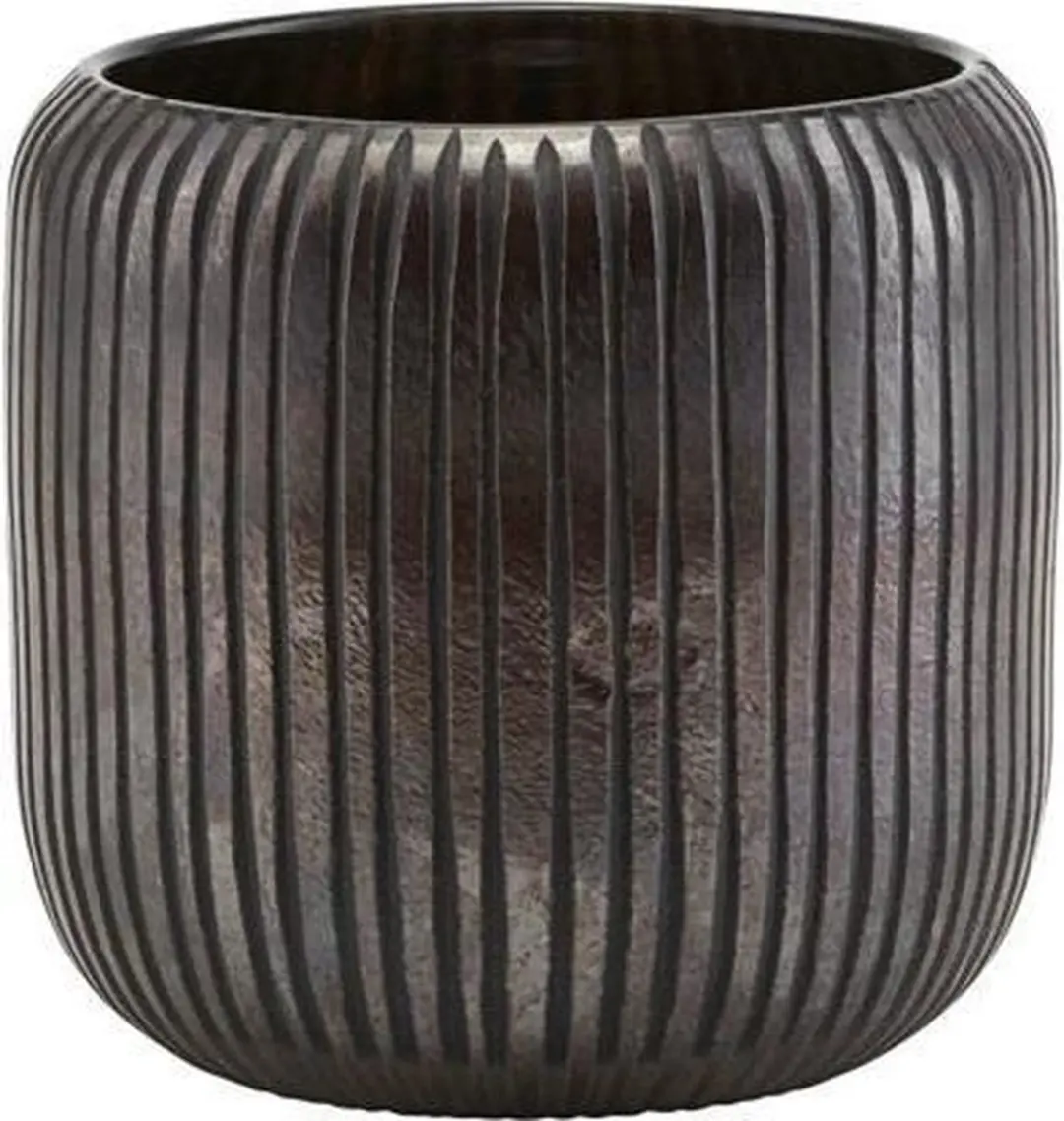 Utla bloempot bruin