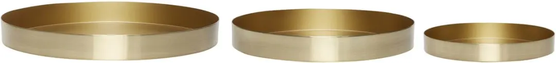 Hübsch schotels Embrace Brass