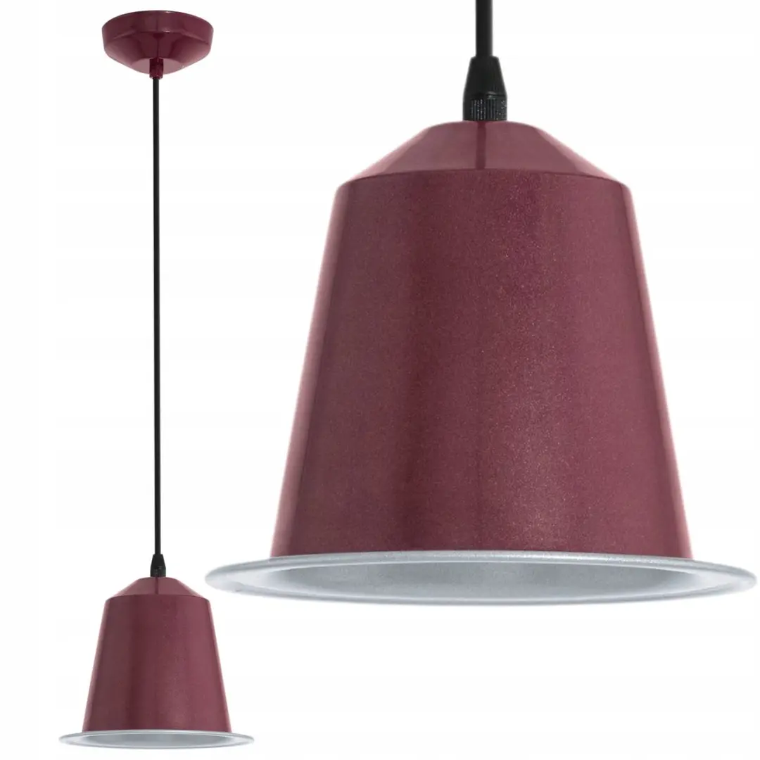 EGLO Ginosa Hanglamp Bordeaux GU10 Warm Wit Staal 400lm