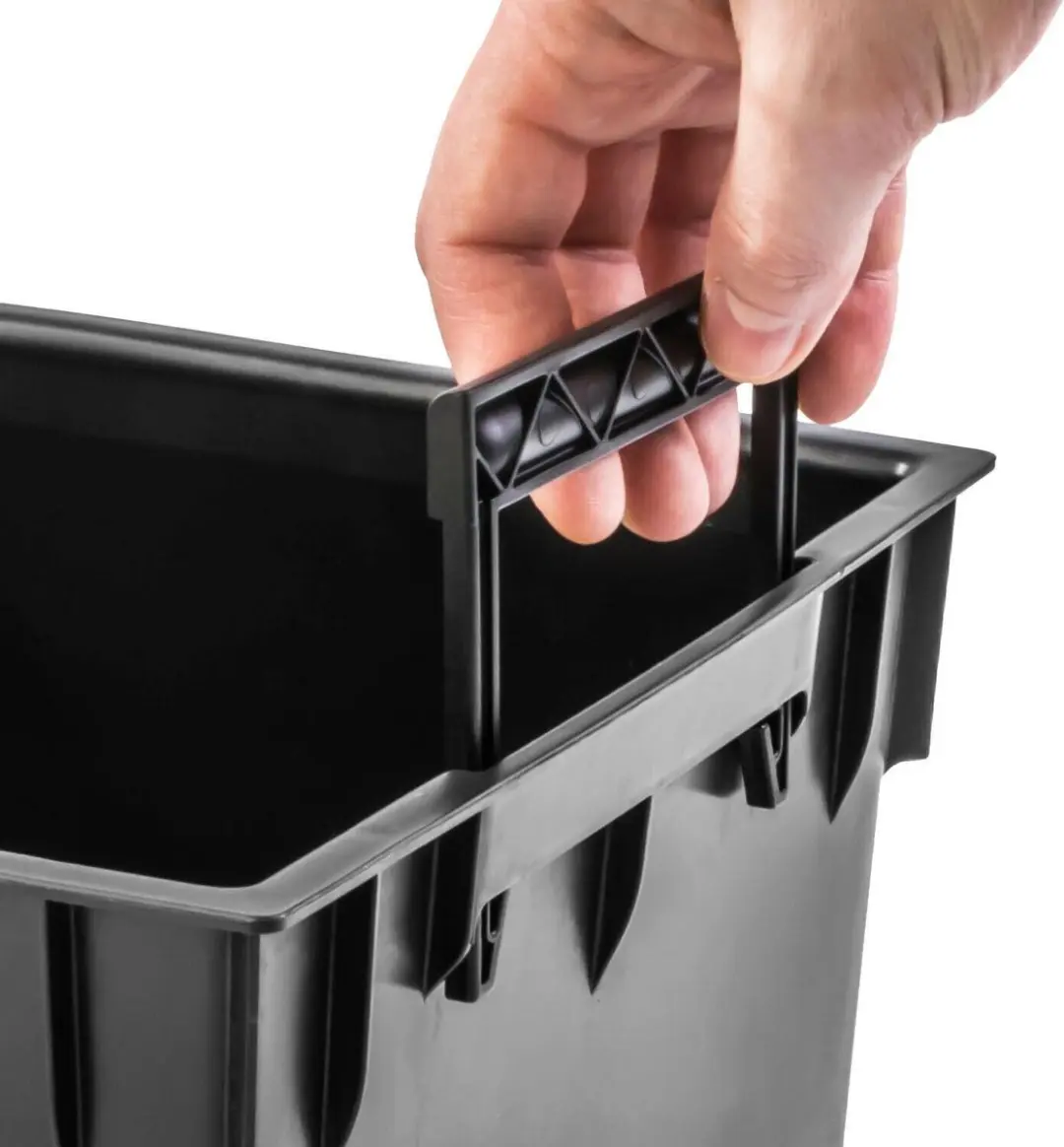 Prosperplast Rato Bloempot met Inzet 26x27cm Antraciet - afbeelding 6 van 6