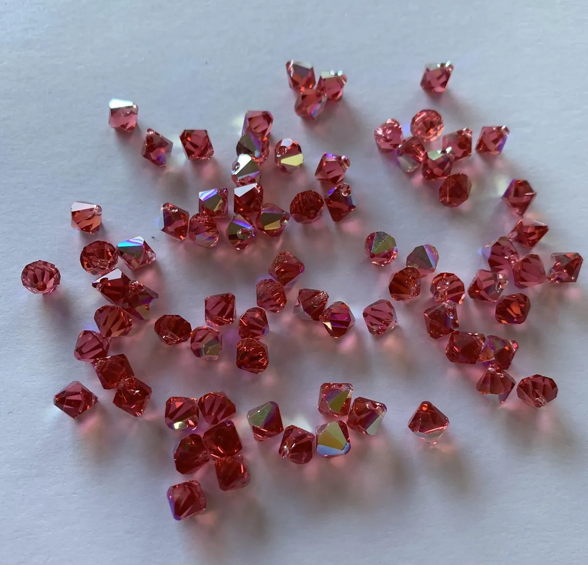 Swarovski Bicone Kralen 6301 Red Magma 6mm - 10 Stuks