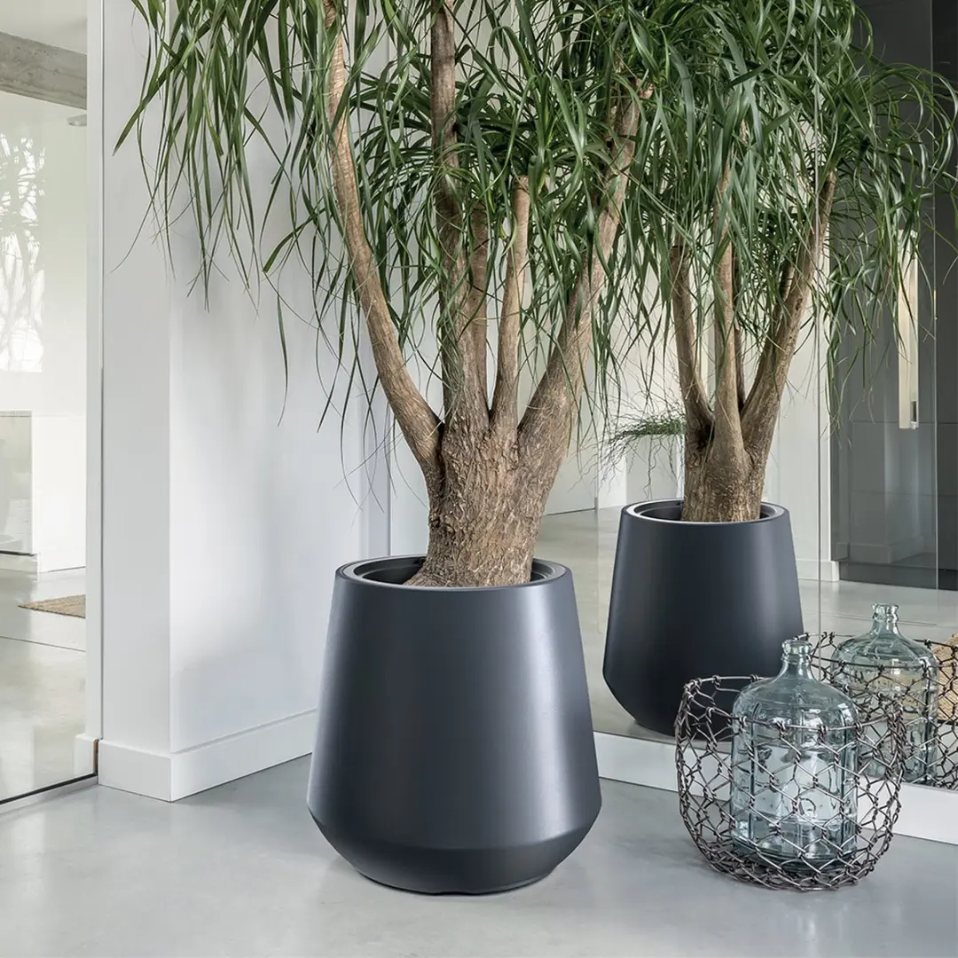 Prosperplast Sevilla Bloempot Antraciet Ø44cm - Met Binnenpot - afbeelding 5 van 6