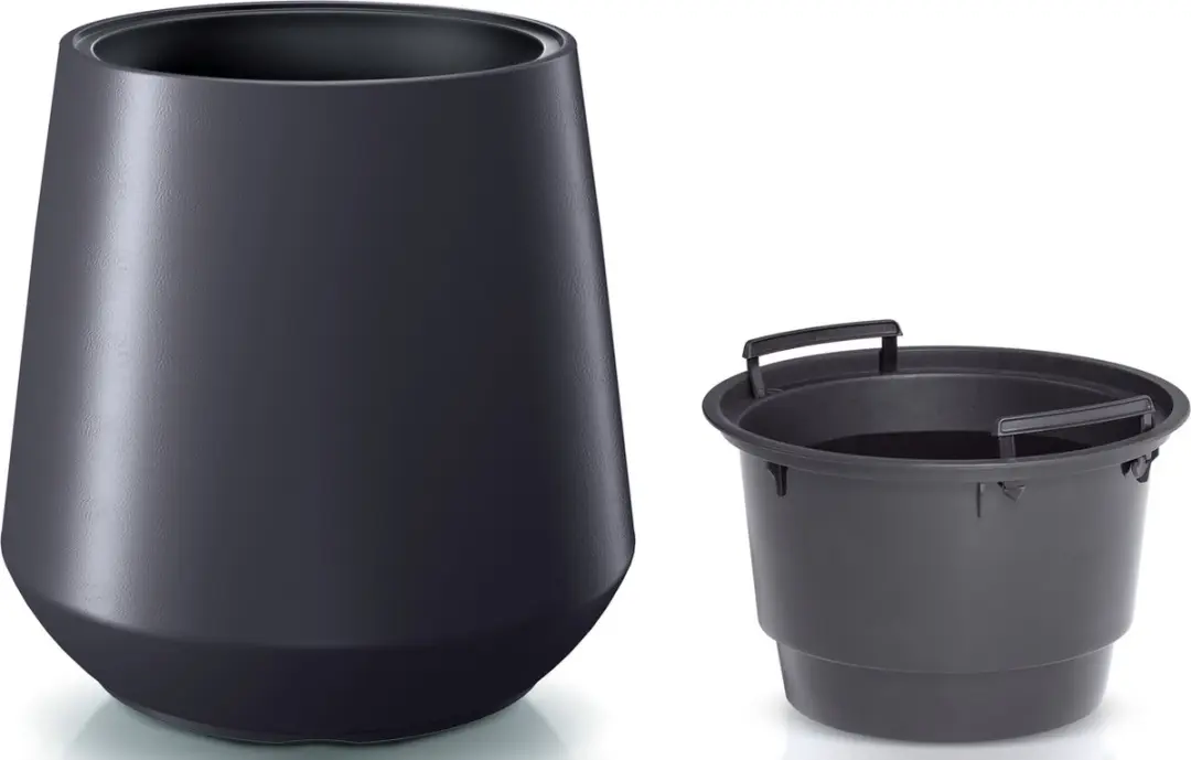 Prosperplast Sevilla Bloempot Antraciet Ø44cm - Met Binnenpot - afbeelding 2 van 6