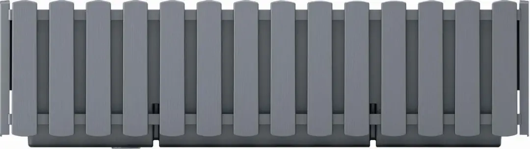 Prosperplast Fence Look Bloempot 58x18cm - Grijs - afbeelding 4 van 4