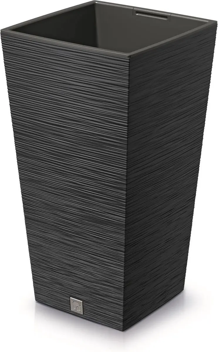 Prosperplast Furu Square Bloempot Antraciet 24x45cm - afbeelding 4 van 4