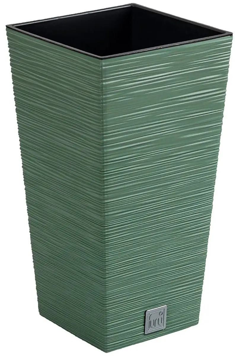 Prosperplast Furu Square Bloempot 14L - Aardgroen - afbeelding 3 van 3