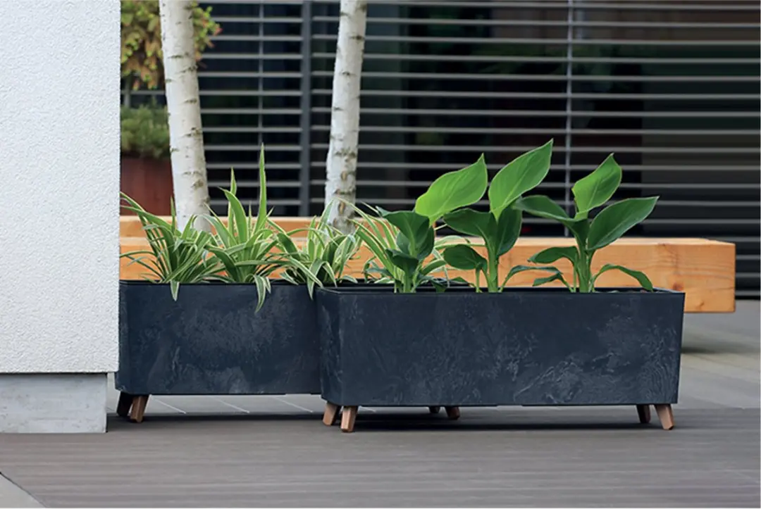 Prosperplast Urbi Case Bloempot Antraciet 77x23,5x30cm - afbeelding 3 van 3