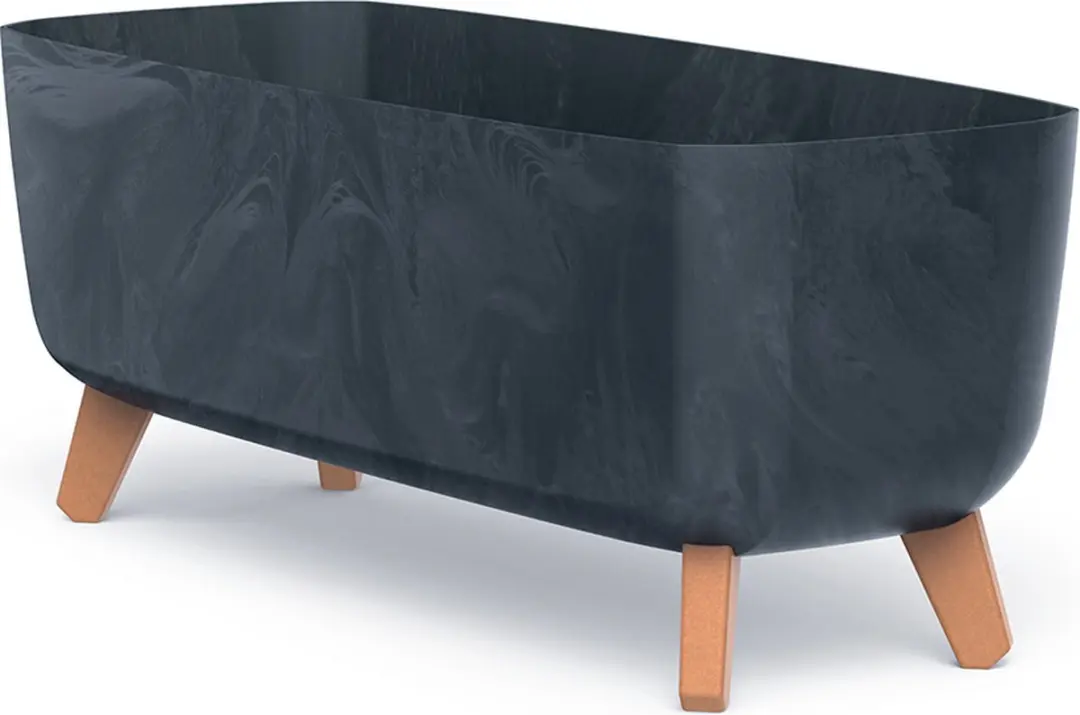 Prosperplast Gracia Bloempot 58cm Antraciet Beton