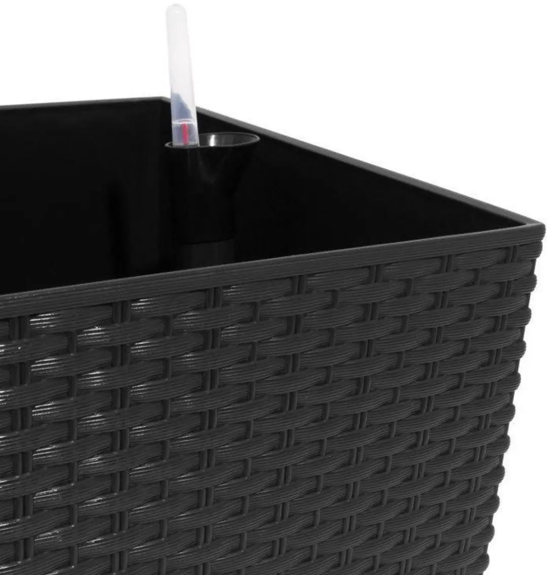 Prosperplast Rato Bloempot op Poten 80x33x62cm - Antraciet - afbeelding 6 van 6