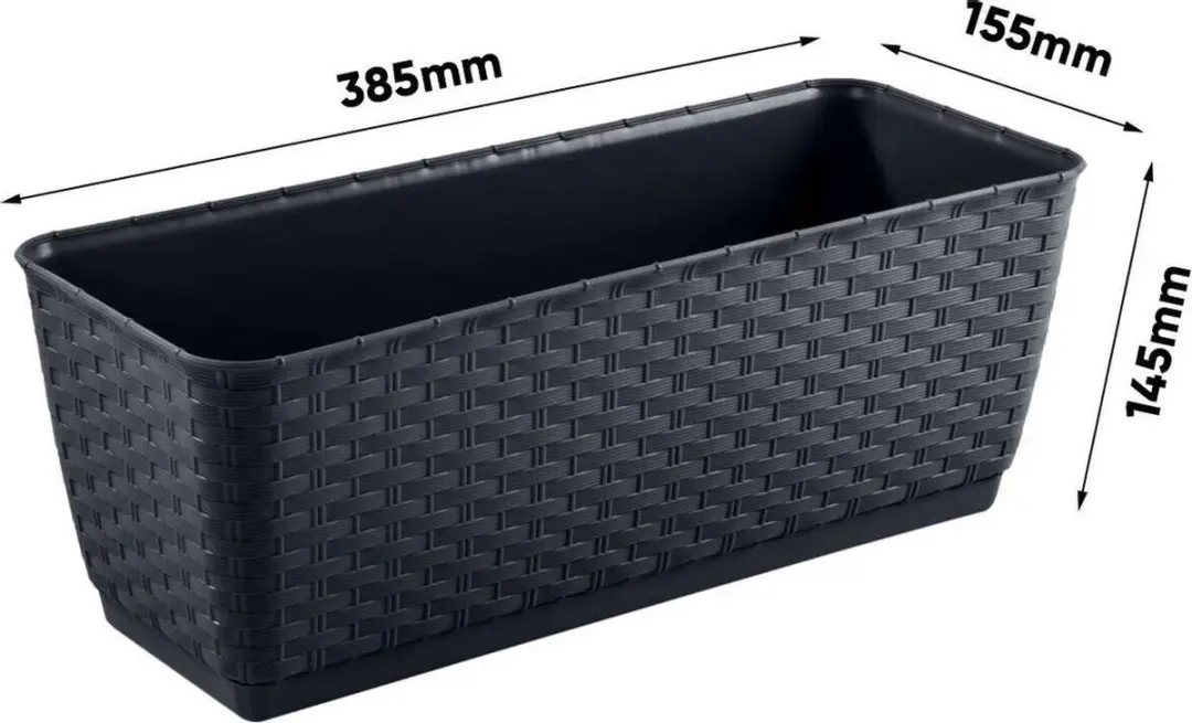 Prosperplast Balkondoos Ratolla Umbra 49x16x17,5cm