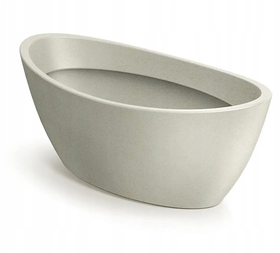 Bloemenschaal Buiten Aria Oval 40x20x16cm ZAND Ethick
