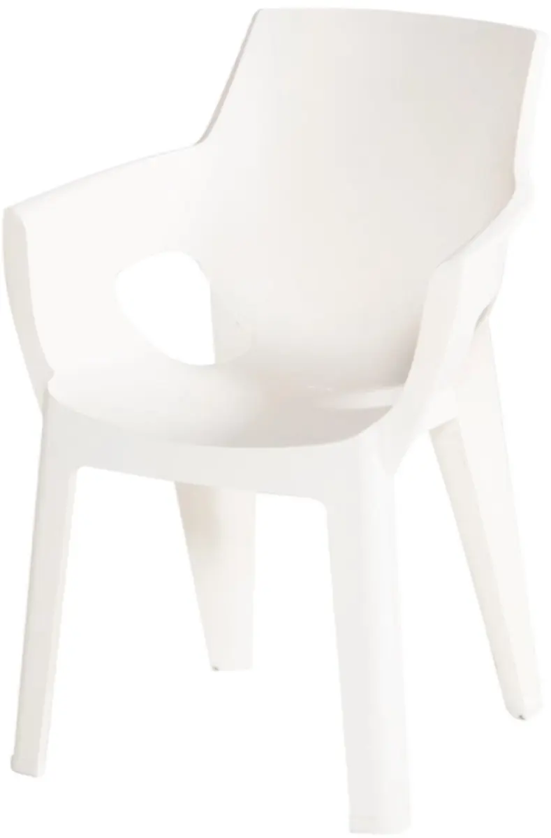 2 stuks Hartman tuinstoelen stapelbaar Ivy wit 85 cm