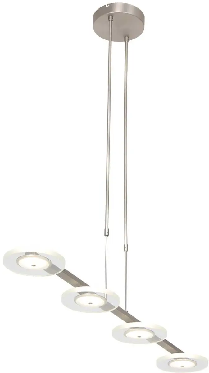 Steinhauer Turound 3512ST Hanglamp - 4-lichts Zilver - afbeelding 5 van 6
